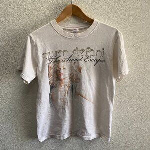 Gwen Stefani The Sweet Escape Tour 2007 White T-Shirt Adult Unisex Small